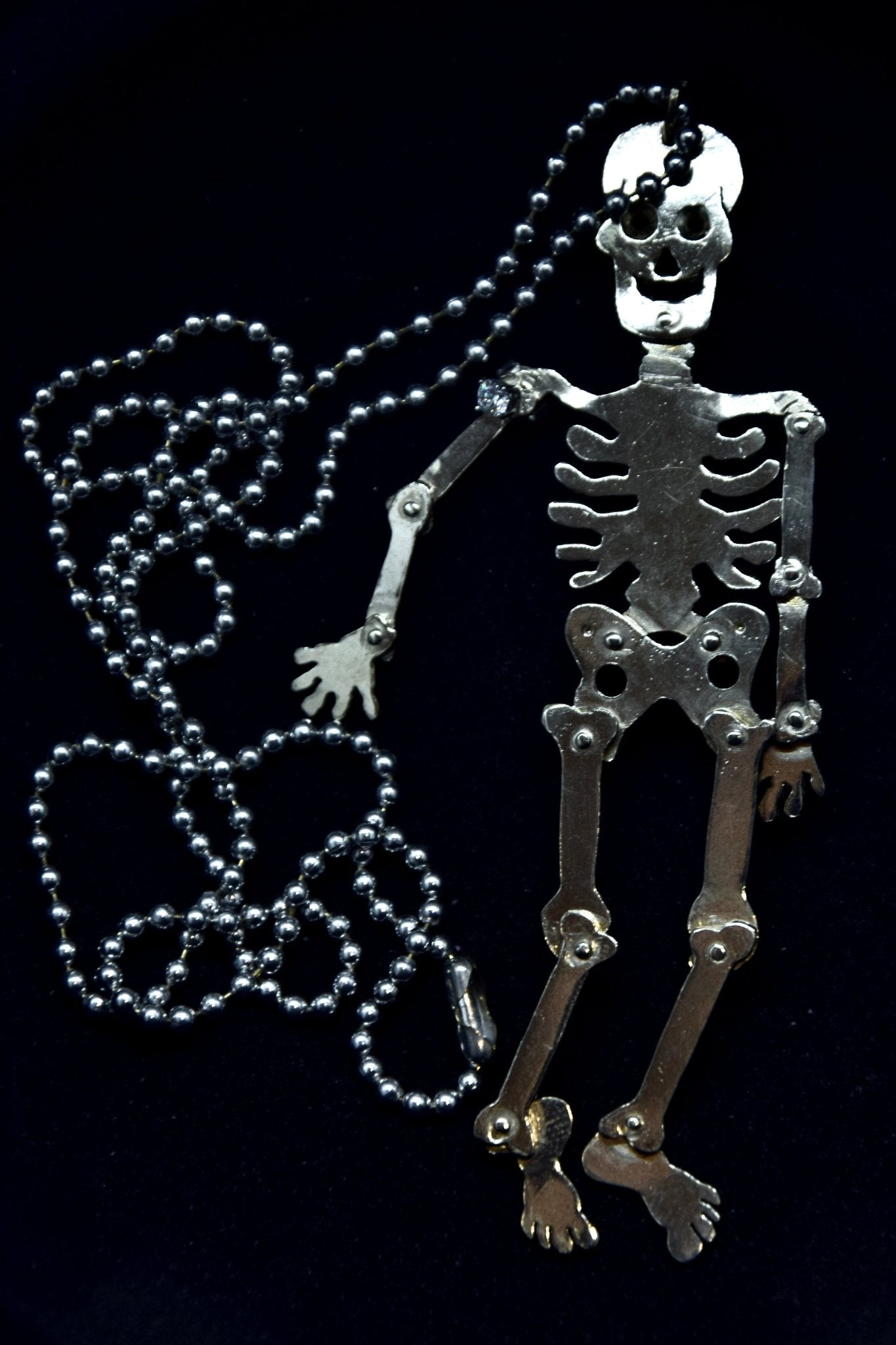 DANCE ON MY GRAVE SKELETON HANGER - DROOL DESIGN AND JEWELLERY®