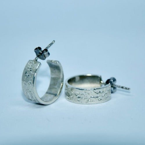 SILVER LIGHTNING HOOPS - DROOL DESIGN AND JEWELLERY®
