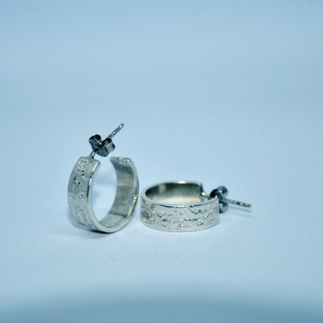 SILVER LIGHTNING HOOPS - DROOL DESIGN AND JEWELLERY®